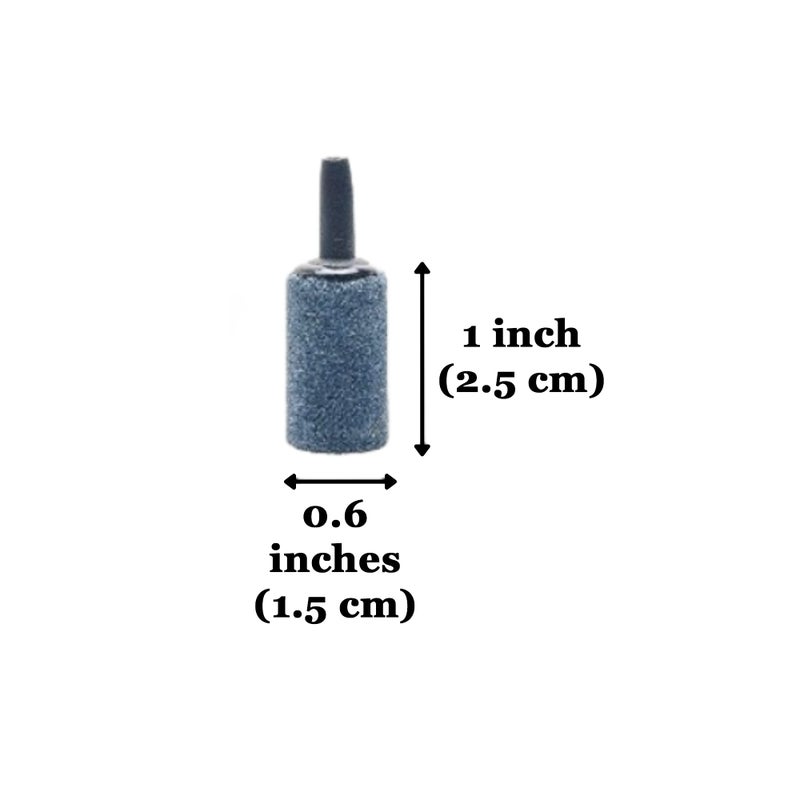 SunGrow 10-Pack Air Stone Bubble Cylinder for Aquarium Air Pump, 1 Inch Fish Tank Air Diffuser Aerator Bubbler for Ponds, Hydroponics & Aquaponics, Mini Airstones Aquarium Air Pump Accessories - Image 5